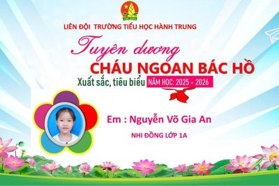 TUYÊN DƯƠNG ĐỘI VIÊN, NHI ĐỒNG TIÊU BIỂU