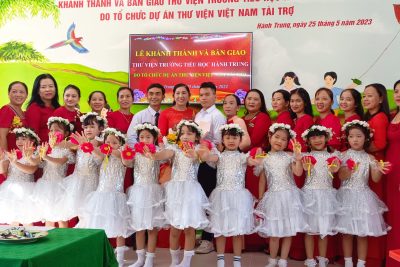 KHÁNH THÀNH THƯ VIỆN TRƯỜNG TIỂU HỌC HÀNH TRUNG