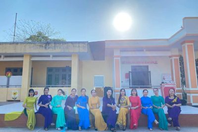 TRƯỜNG TIỂU HỌC HÀNH TRUNG HƯỞNG ỨNG TUẦN LỄ ÁO DÀO CHÀO MỪNG NGÀY 8-3
