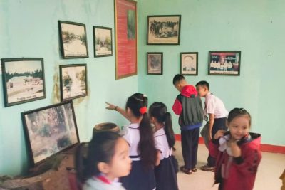 TỔ CHỨC HÀNH TRÌNH VỀ ĐỊA CHỈ ĐỎ VÀ LỄ KẾT NẠP ĐỘI VIÊN NĂM HỌC 2024-2025